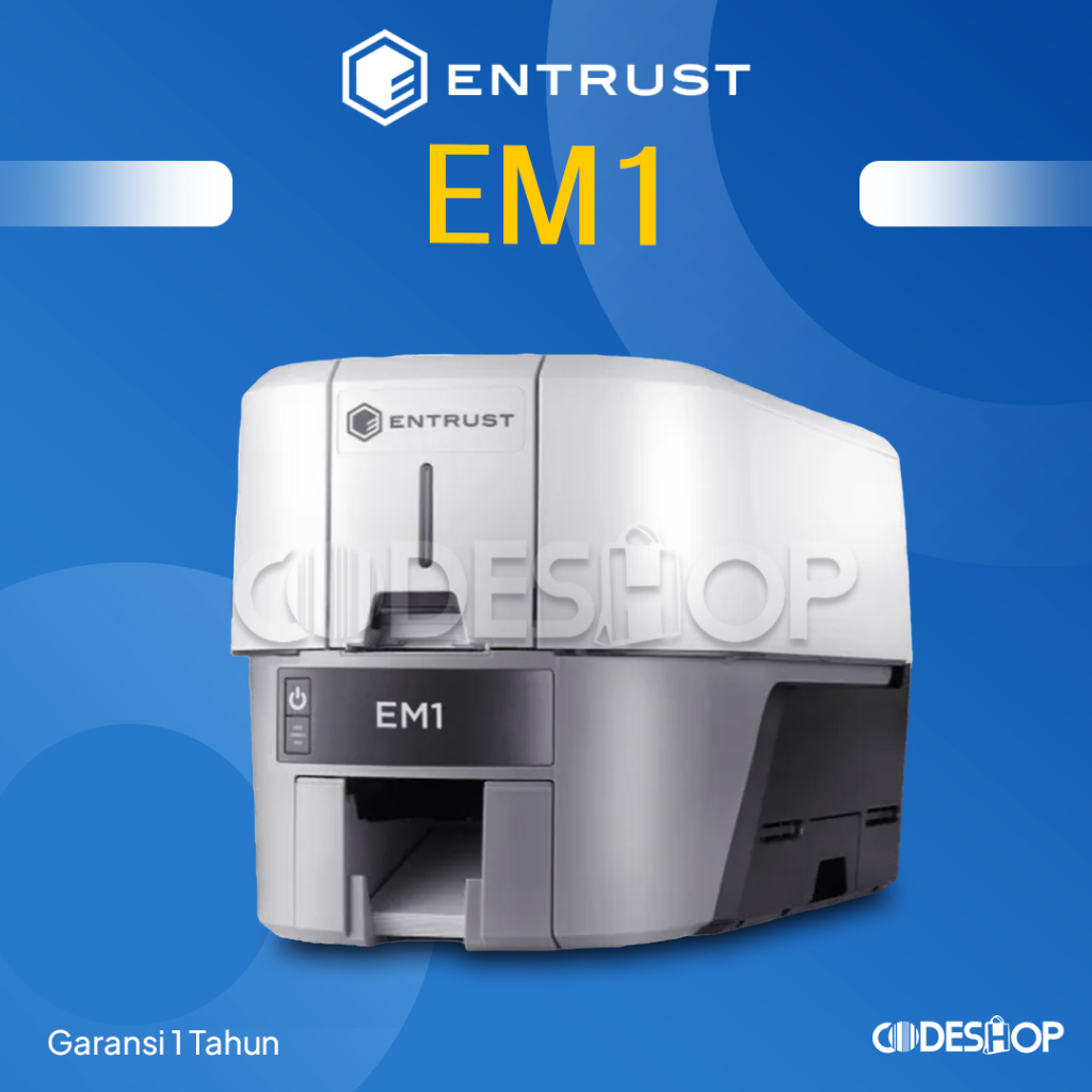 Jual ID Card Printer ENTRUST Sigma EM1 Cetak Kartu Satu Sisi DYE ...