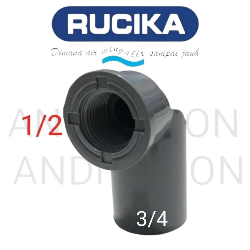 Jual ELBOW DRAT 3/4 X 1/2 INCI RUCIKA FAUCET ELBOW AW 3/4 X 1/2 INCI ...