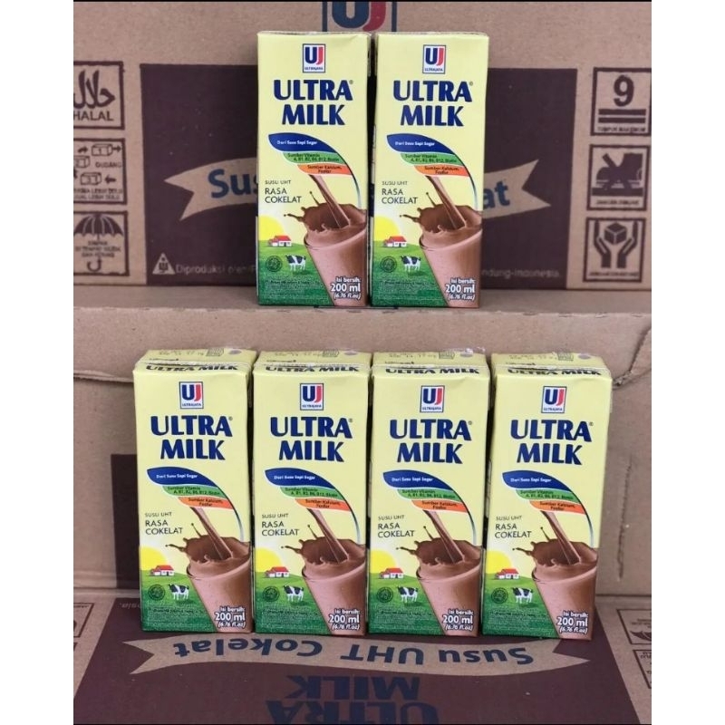 Jual Susu Uht Ultra Milk Coklat Ml Dus Shopee Indonesia