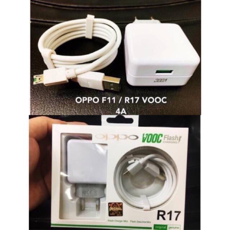 Jual Charger Oppo Vooc Fast Charging R15//R17// Micro Usb | Shopee ...