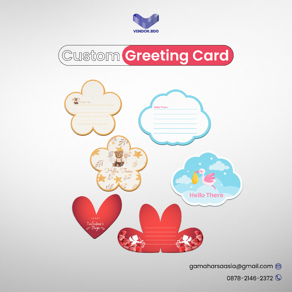 Jual Kartu Ucapan/Greeting Card (Custom) | Shopee Indonesia