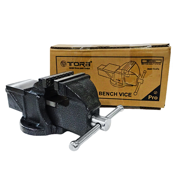 Jual Tora Catok Paron Hitam Inch Bench Vice Fixed With Anvil