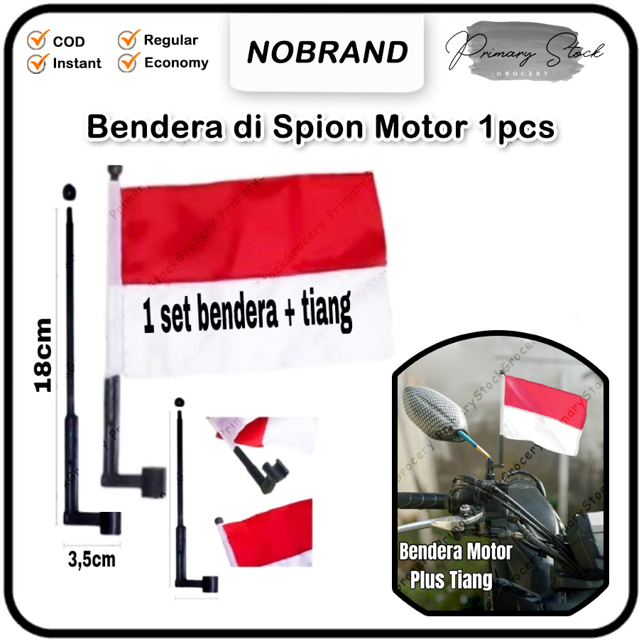 Jual Bendera Merah Putih Spion Motor Mini Tiang Plastik Aksesoris Motor Agustus Shopee