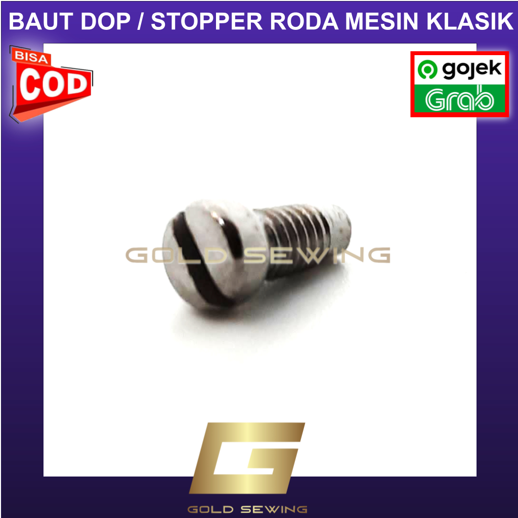 Jual No 4 BUTTERFLY Baut Dop Roda Mesin Jahit Tradisional Baut Stop ...