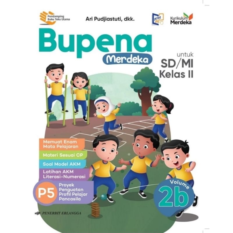 Jual Ori Buku Teks Bupena Kurikulum Merdeka Kelas 2b Edisi Terbaru