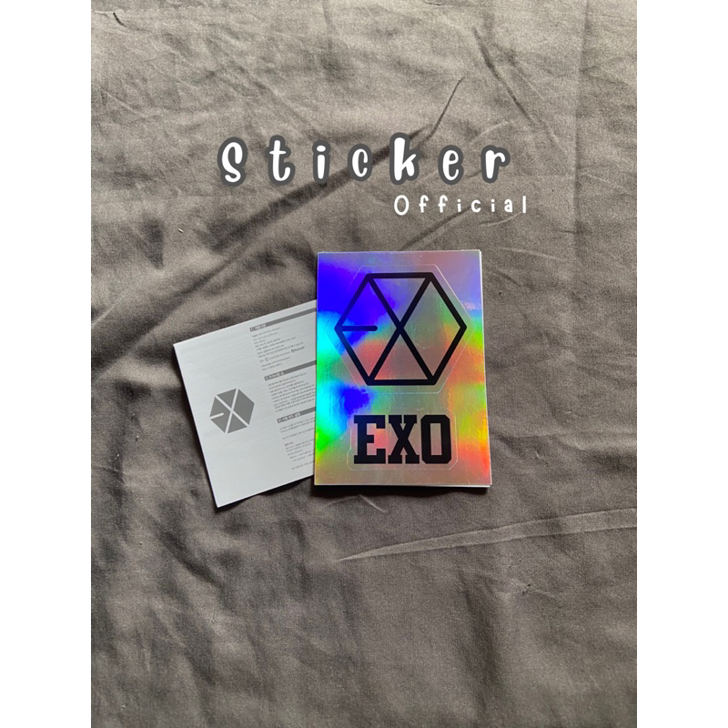 Jual Sticker official Lightstick/Photocard Official EXO Sehun/Kyungsoo ...