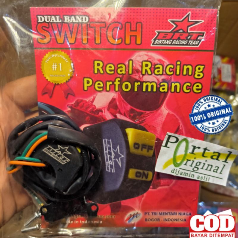 Jual Saklar ON OFF BRT Universal Engine Stop Mesin Lampu Switch Dual ...