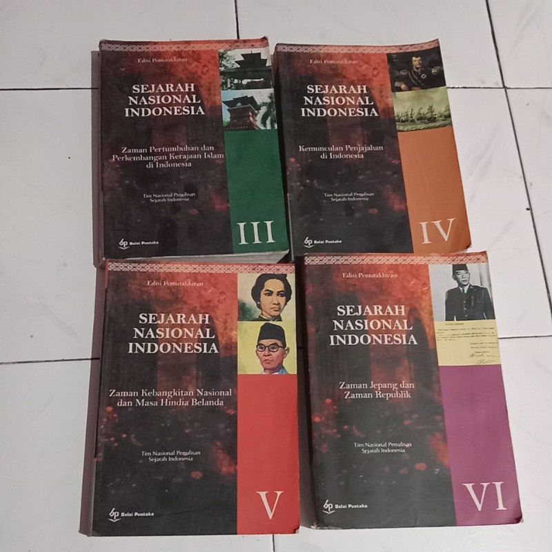 Jual Sejarah Nasional Indonesia Jilid 3 4 5 Dan 6 | Shopee Indonesia