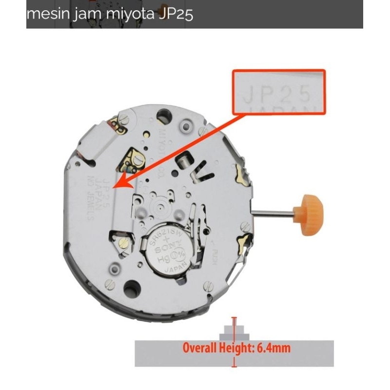 Miyota jp25 hotsell