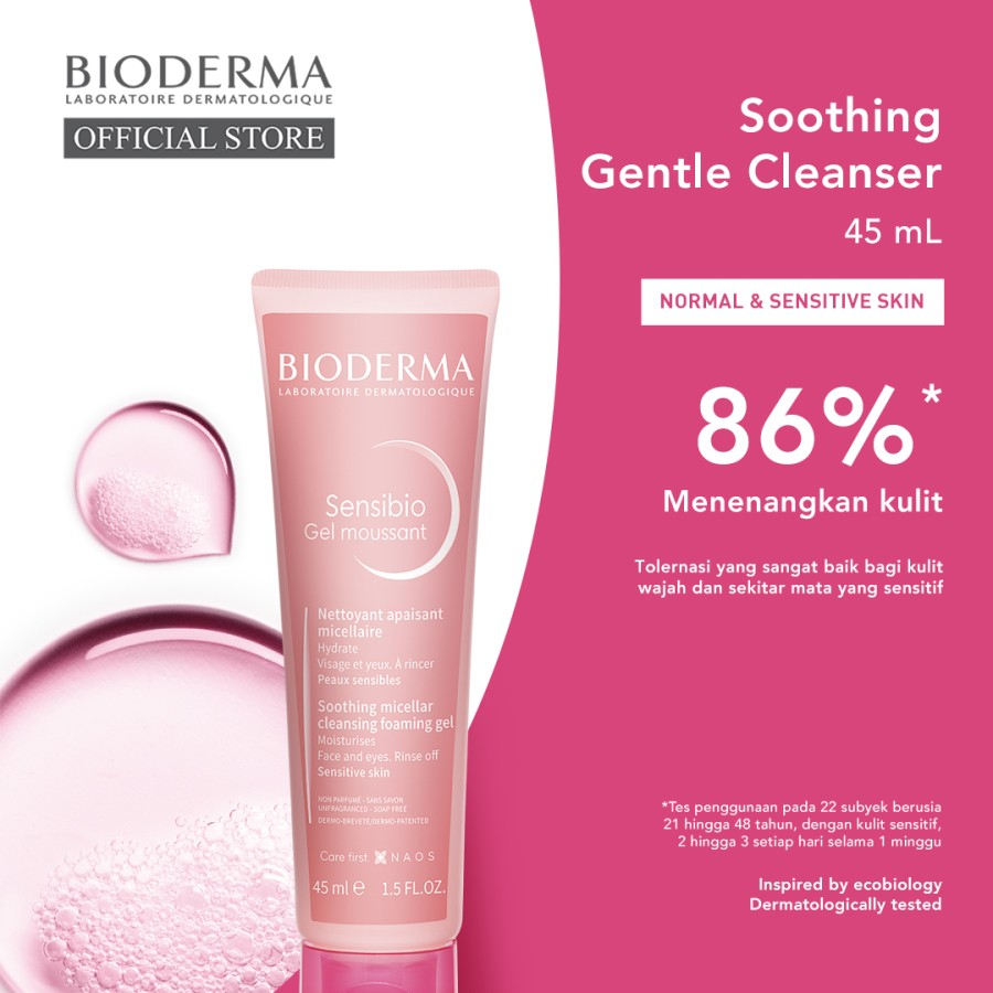 Jual Bioderma Sensibio Gel Moussant Ml Shopee Indonesia