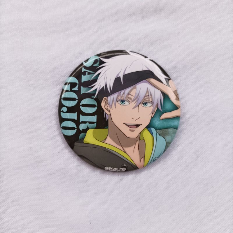 Jual Jujutsu Kaisen Gojo Satoru Official Merch Pin Button Badge ...