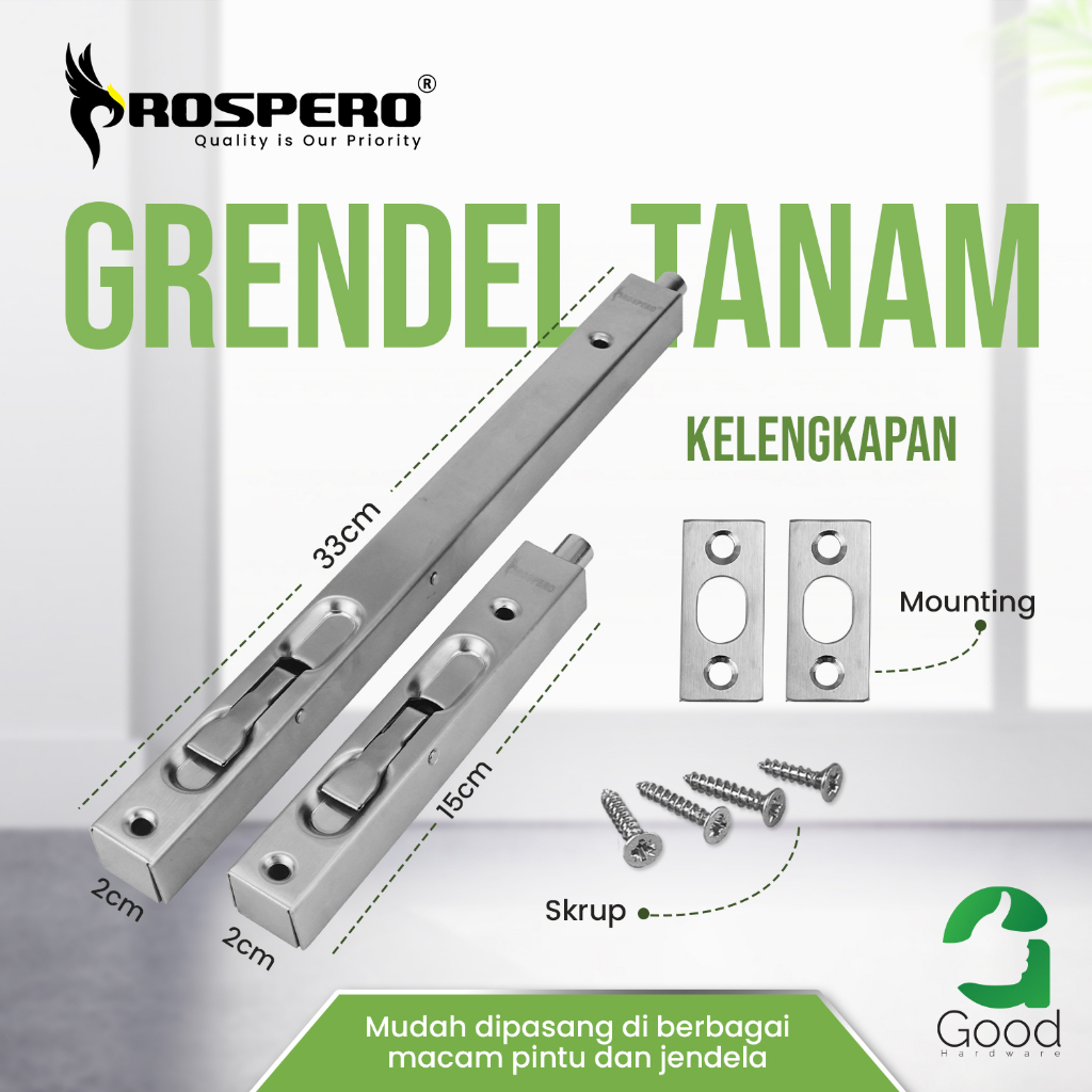 Jual Prospero Gerendel Tanam Kunci Selot Slot Gerendel Grendel Grandel