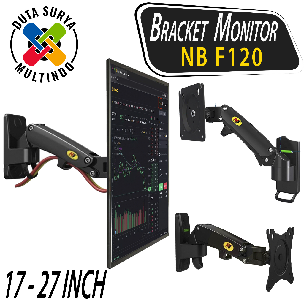 Jual bracket monitor komputer pc north bayou f120 untuk 17 inch sampai ...