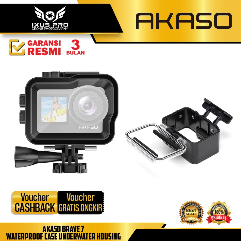 Jual Akaso Brave 7 Waterproof Case Underwater Housing | Shopee Indonesia