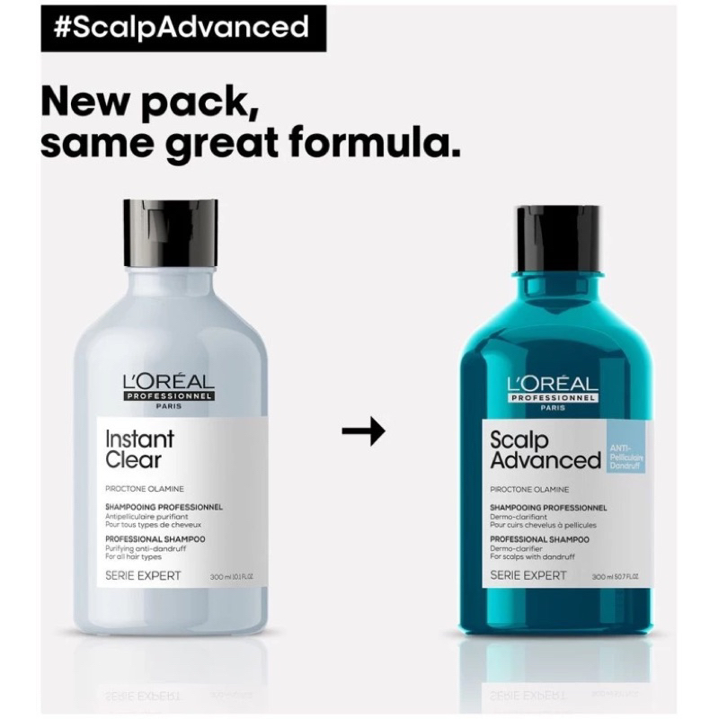 Jual L'oreal professional scalp advanced shampoo anti ketombe 300ml