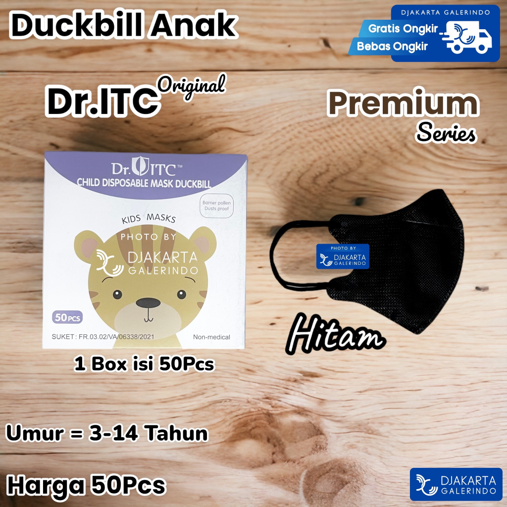 Jual Masker Duckbill Anak Mix Warna Y&B Care Original Isi 50Pcs ...