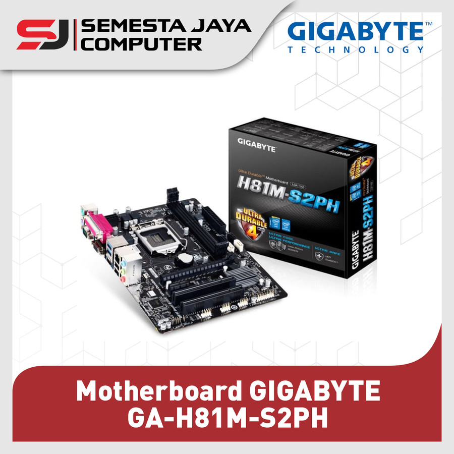 Jual Motherboard GIGABYTE GAH81MS2PH Micro ATX LGA 1150 Shopee