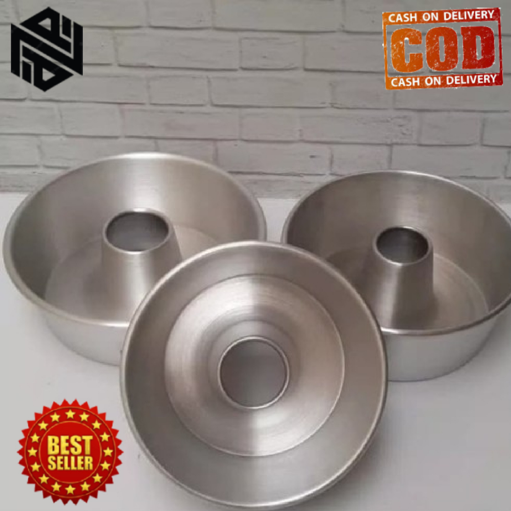 Jual LOYANG Cetakan kue bolu kukus tulban alumunium press diameter 20