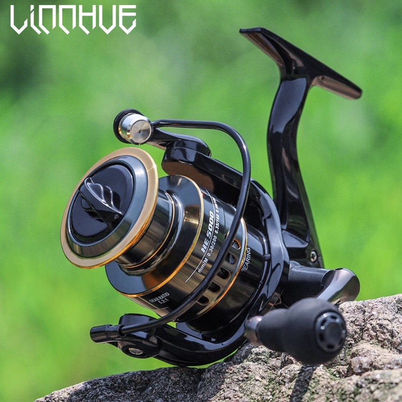 Jual LINNHUE Fishing Reel Pancing HE1000-7000 Series Drag 30kg Metal ...