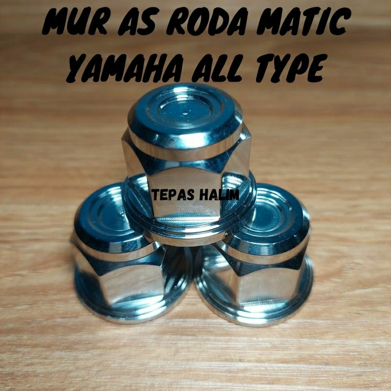 Jual Mur As Roda Belakang Yamaha Matic All Series Bahan Stainless Anti ...