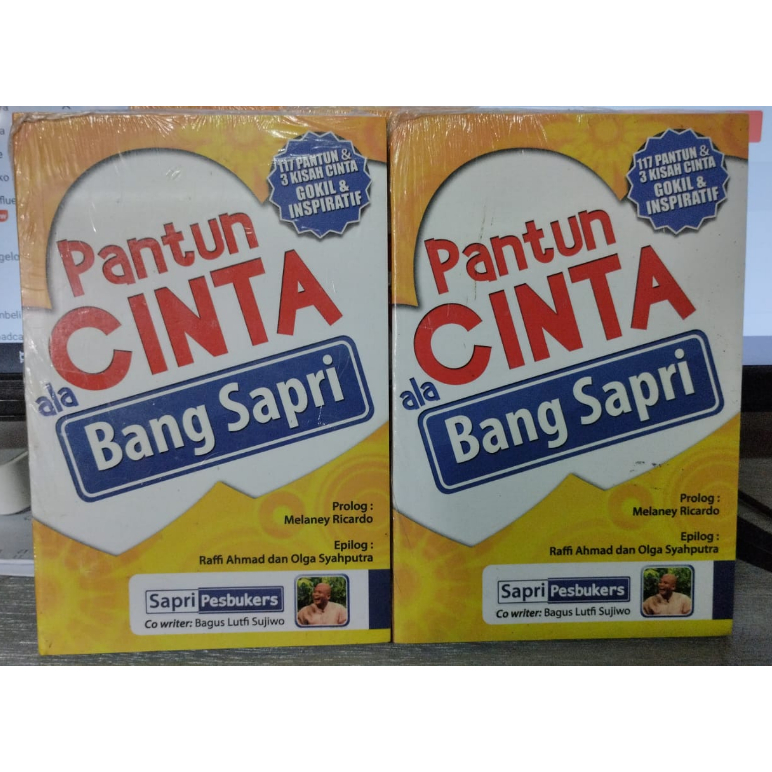 Jual Buku Pantun Cinta Ala Bang Sapri 117 Pantun And 3 Kisah Cinta