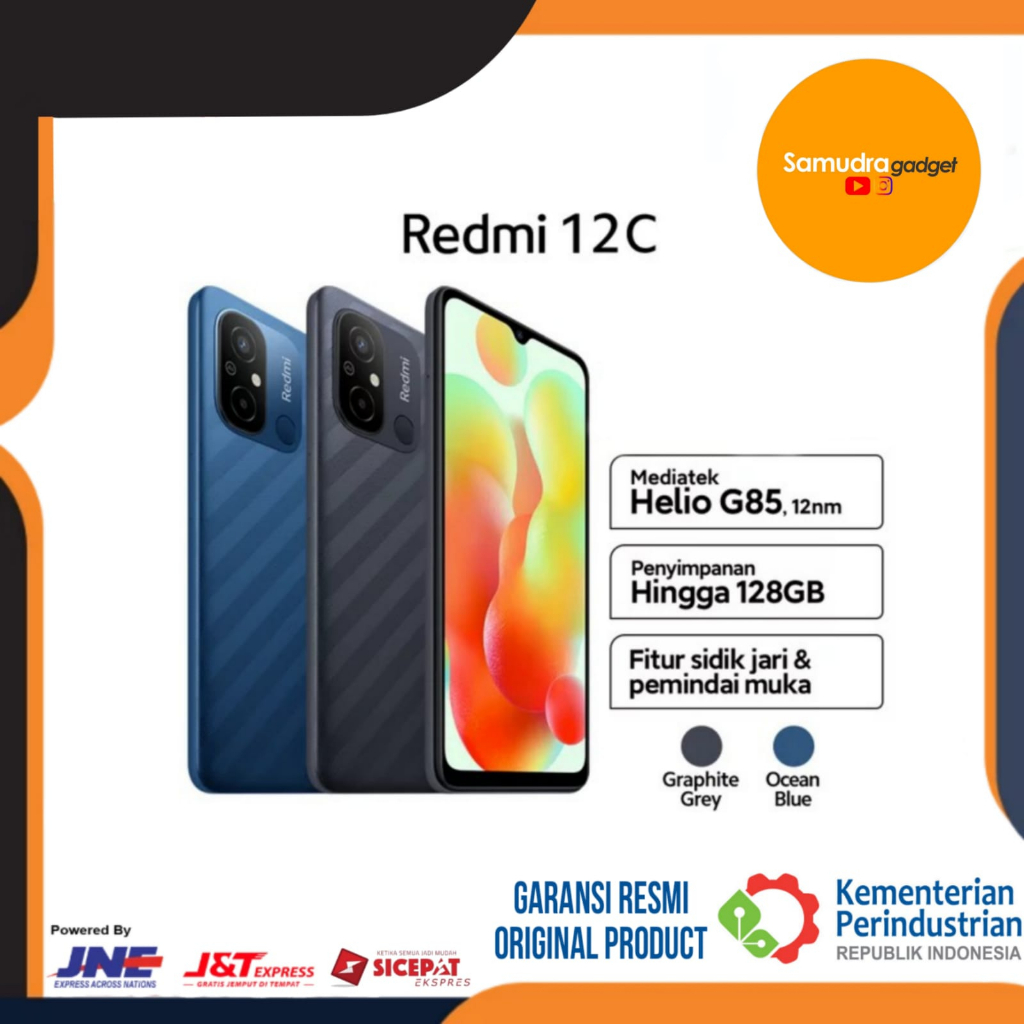 Jual Xiaomi Redmi 12c 4gb + 128gb NEW Garansi Resmi Xiaomi | Shopee ...