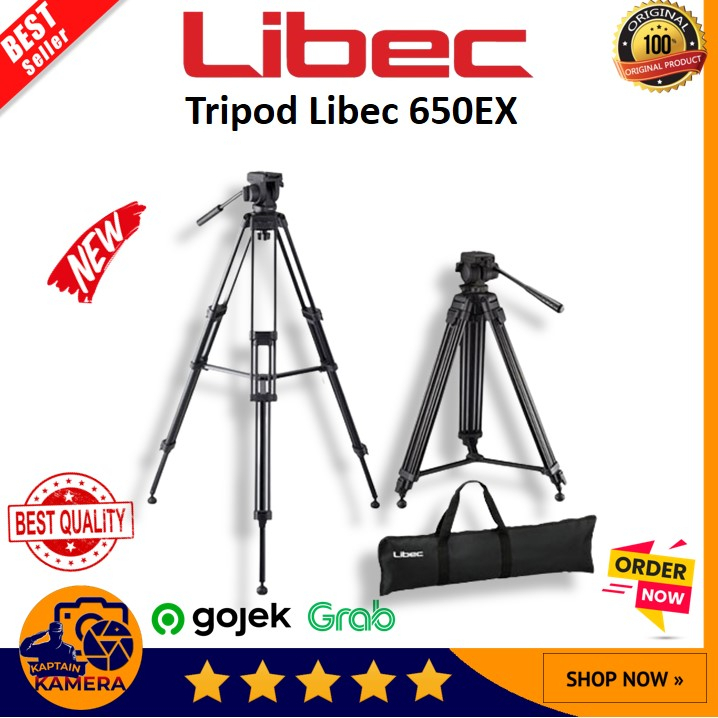 Jual Libec 650EX Tripod System with Mid-Level Spreade | Shopee Indonesia
