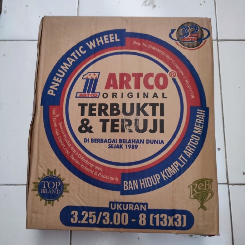 Jual Roda Angkong Artco Arco Komplit Hidup Ban Gerobak Pasir Sorong Dalam Luar Velg Peleng 2441