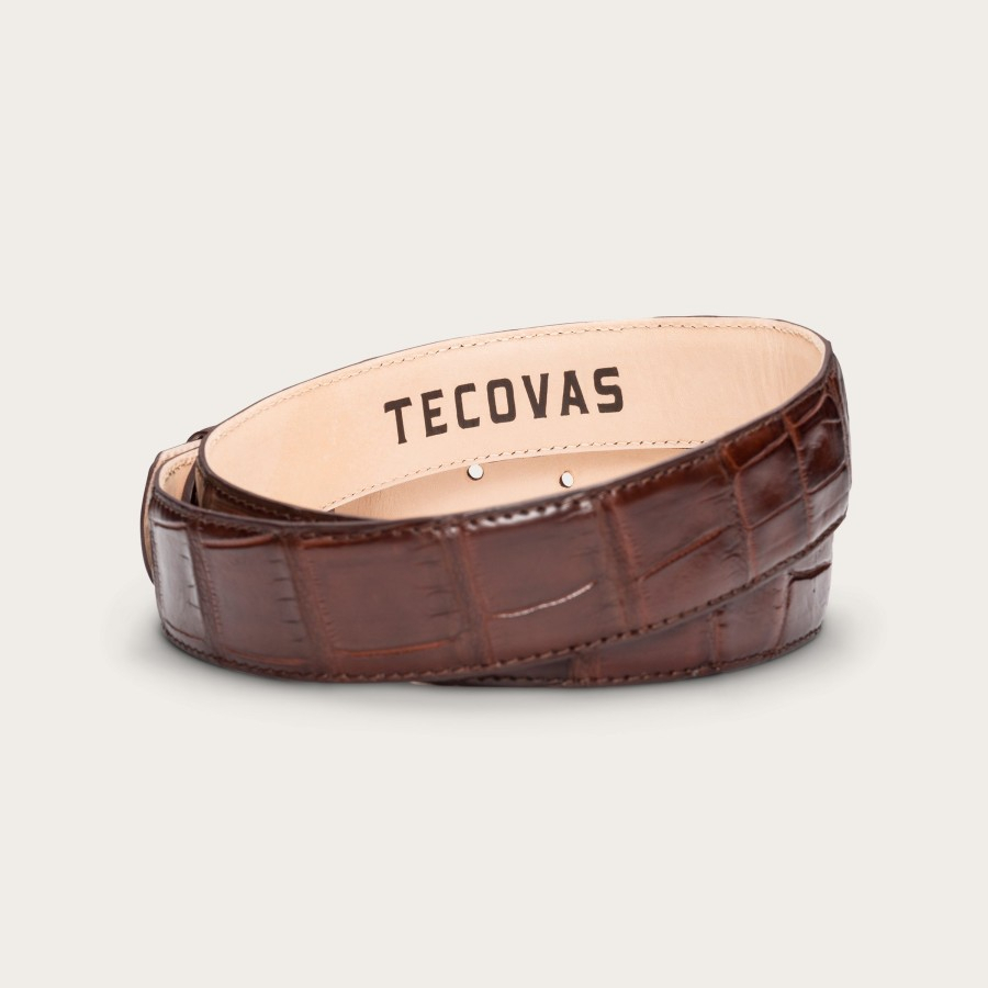 Jual Tecovas Leather Alligator Belt Made in Mexico Ikat Pinggang Kulit Shopee Indonesia