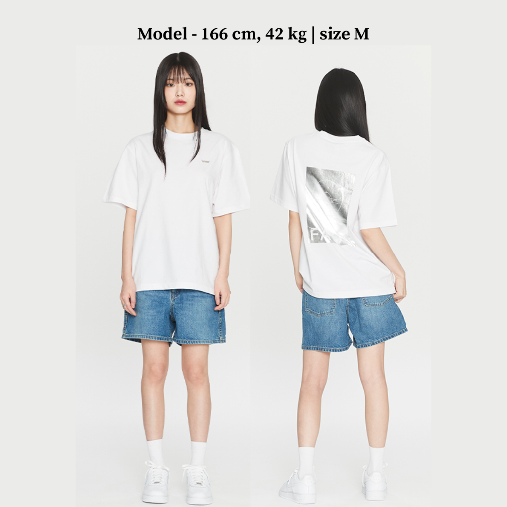 Jual [PO] BTS Jimin FACE Merch - S/S T-Shirt White/Knit Ivory