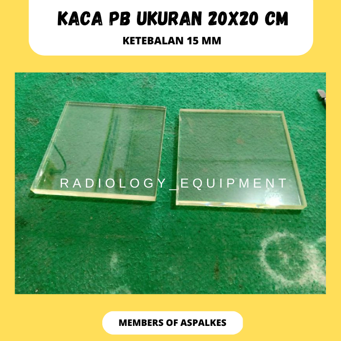 Jual KACA PB 20X20 CM TIMBAL XRAY RONTGEN RONGENT RONSEN RUMAH SAKIT ...