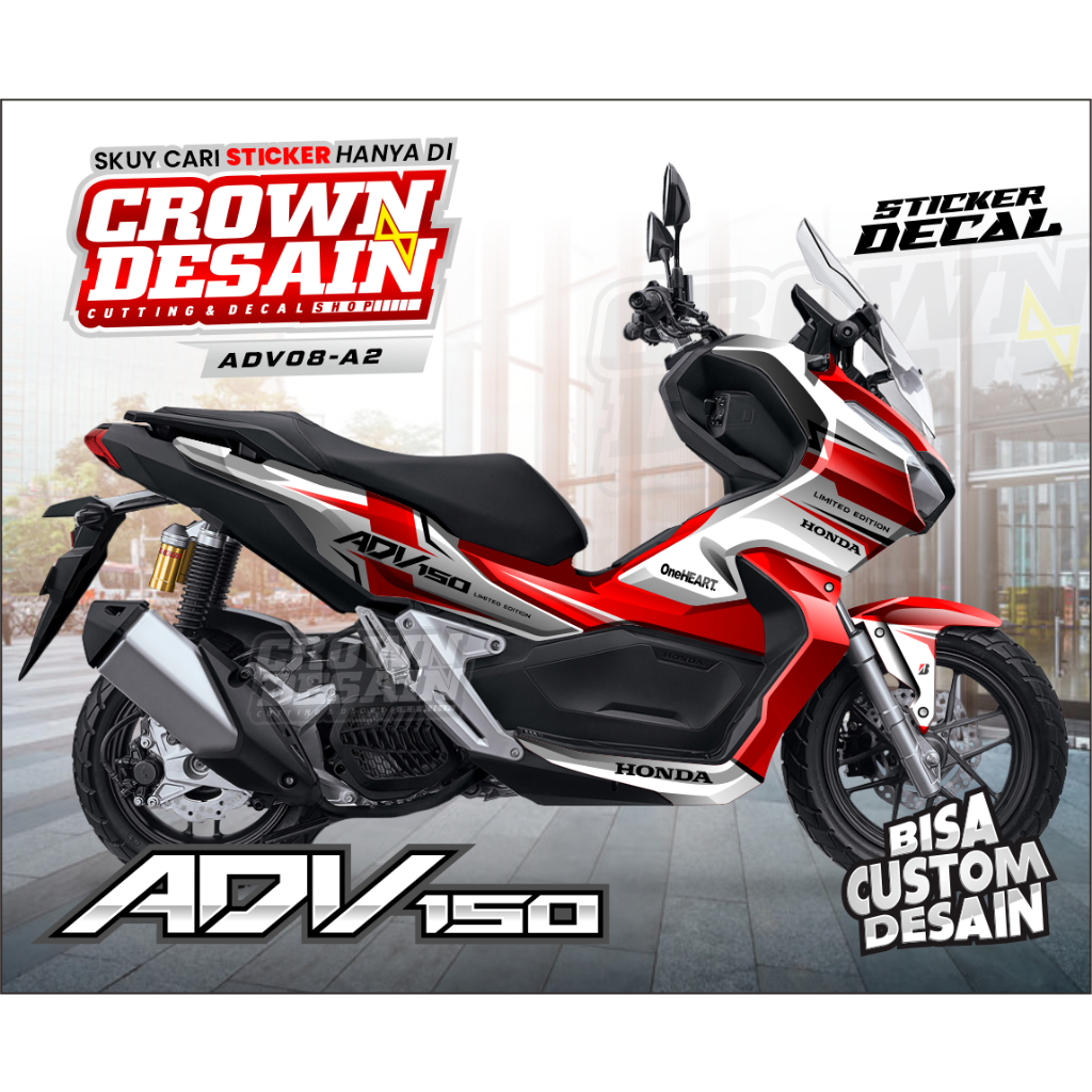 Jual Decal ADV 150 Full Body, Sticker Decal Honda ADV 150, Dekal ADV ...