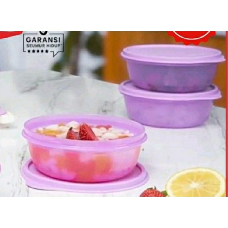 Jual Bowl 600ml warna ungu Tupperware new original Shopee Indonesia