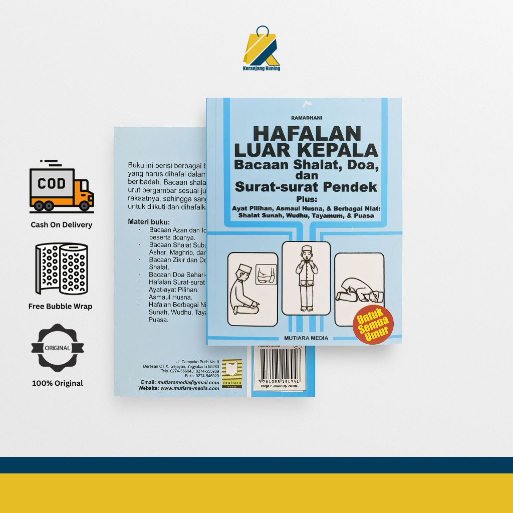 Jual Hafalan Luar Kepala Bacaan Shalat Doa Dan Surat Surat Pendek Shopee Indonesia