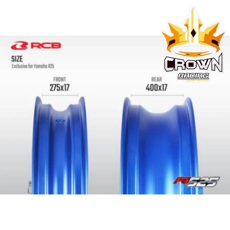 Jual Velg RCB Forged Rim Ring 17 Yamaha R25 | Shopee Indonesia