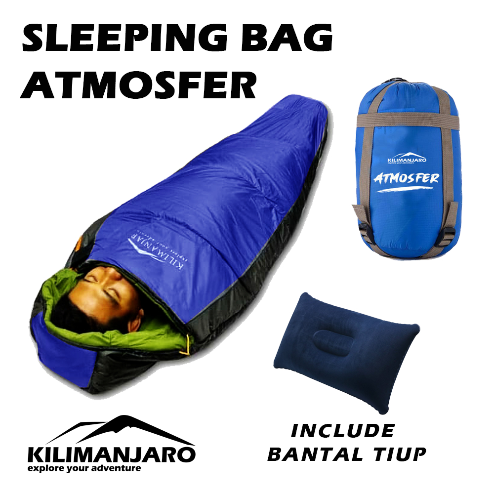 Jual Sleeping Bag Mummy WATERPROOF Kilimanjaro Atmosfer Original