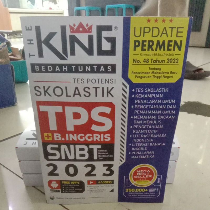 Jual The King Tes Potensi Skolastik Tps Bahasa Inggris Snbt 2023