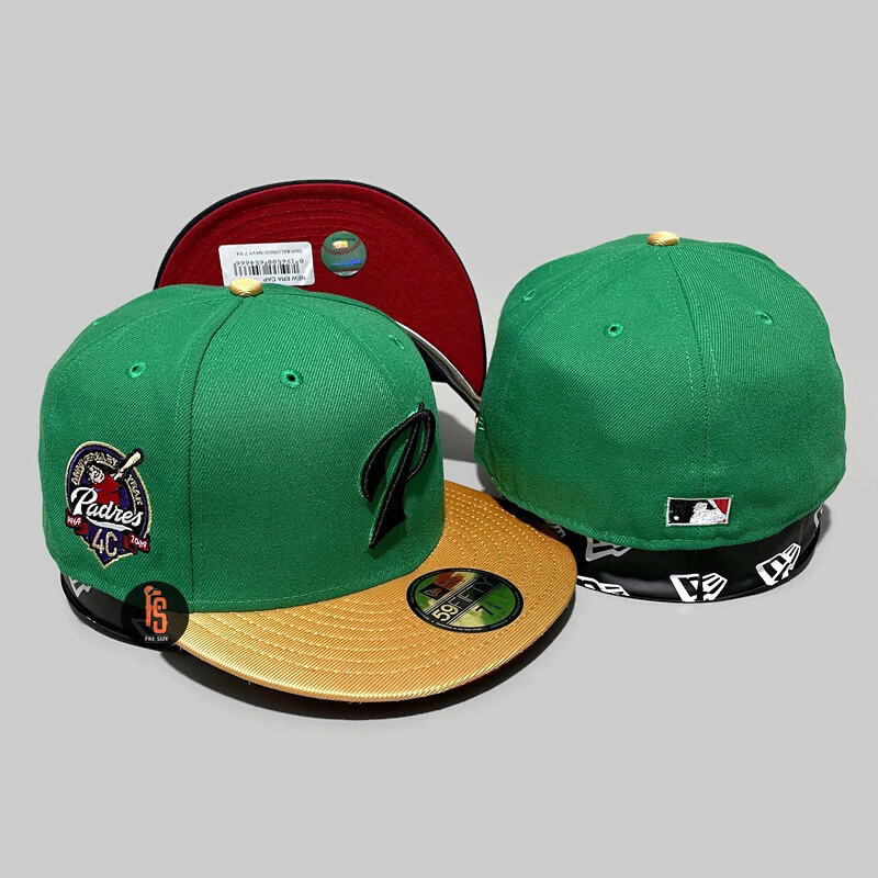 Jual TOPI NEW ERA ORIGINAL 5950 40TH ANNIV SAN DIEGO PADRES GREEN GOLD ...