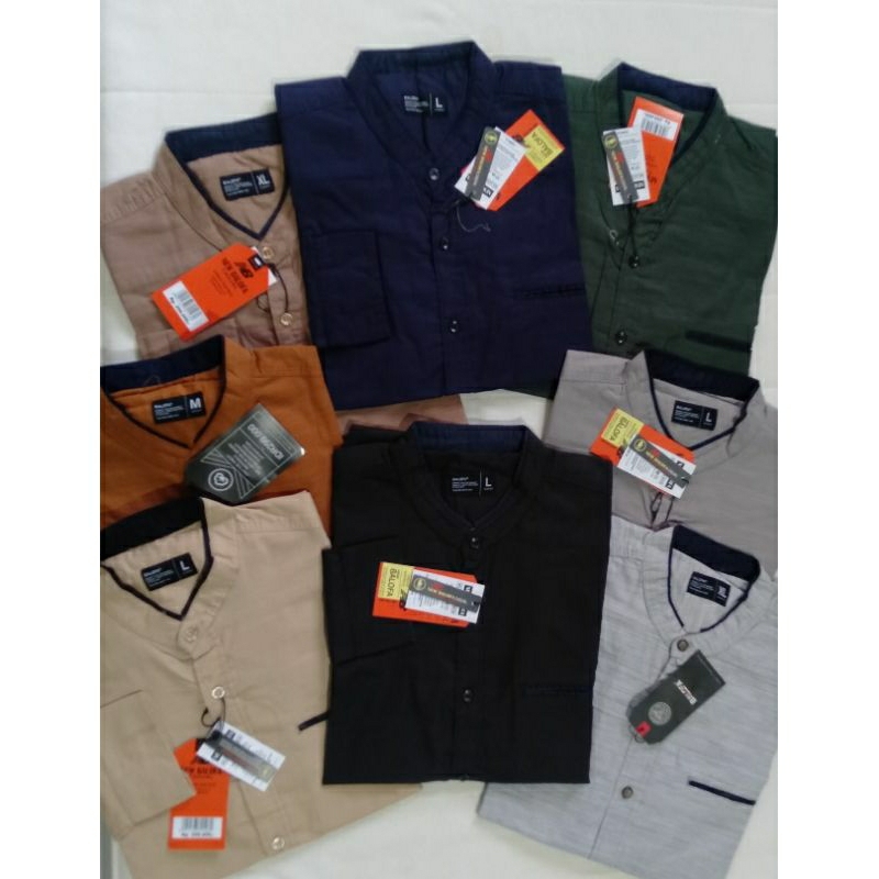 Jual Kemko New Balofa Original Kemeja Pria Polos Lengan Panjang ...
