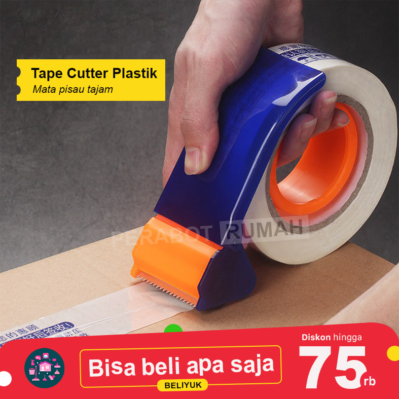 Jual Dispenser Tempat Lakban 2 INCH Pemotong Isolasi Tape Cutter Plastik Shopee Indonesia