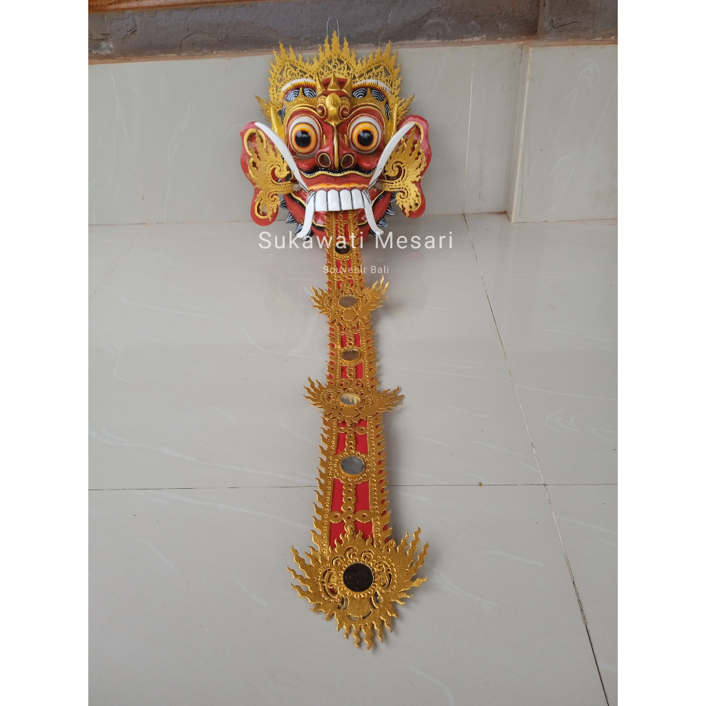 Jual Topeng Tapel Rangda Bali Halus Jumbo Kualitas Pentas Lengkap ...
