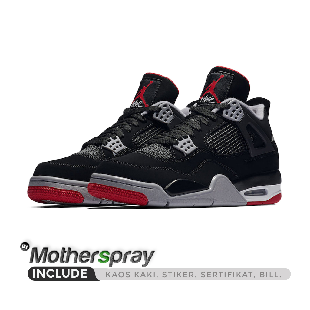 Air jordan 4 store bred harga