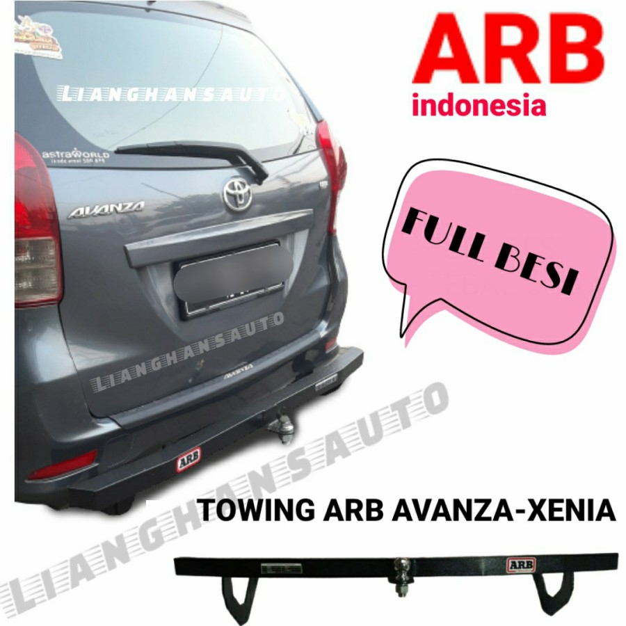 Jual TOWING BAR ARB PENGAMAN BELAKANG BESI MOBIL AVANZA XENIA Shopee Indonesia