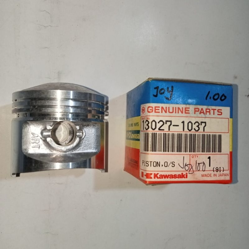 Kawasaki PISTON-ENGINE L,O/S 1.00MM (部品番号13027-3704) NOS