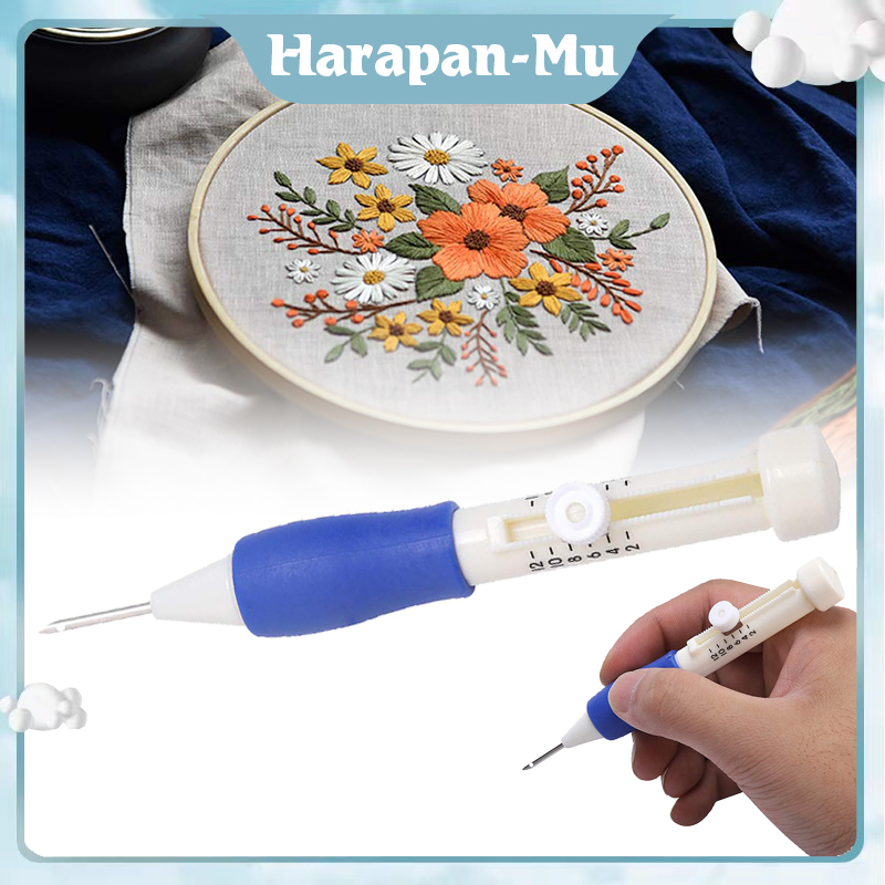 Jual Embroidery Pen Punch Needle Embroidery Punching Needle Tool Kit