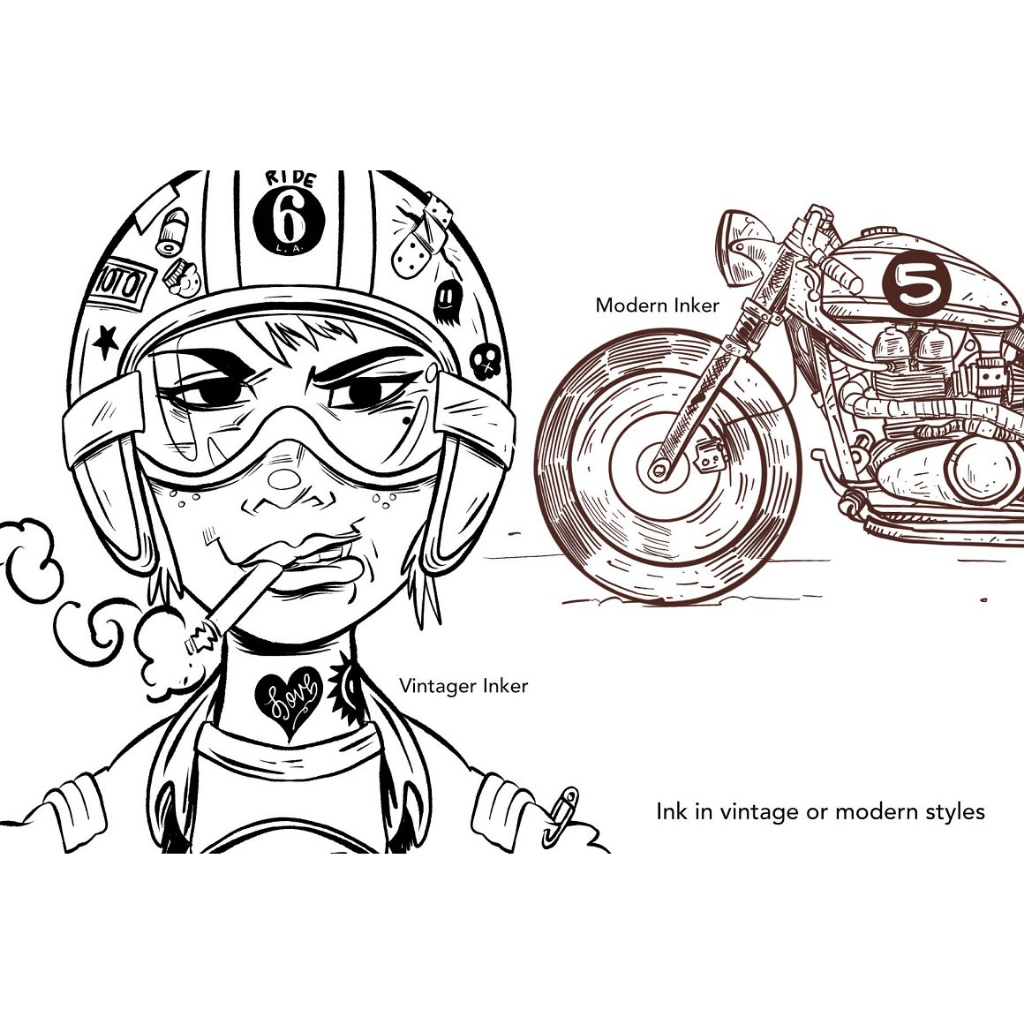 Jual Procreate Vintage Comic Ink Brushes | Shopee Indonesia