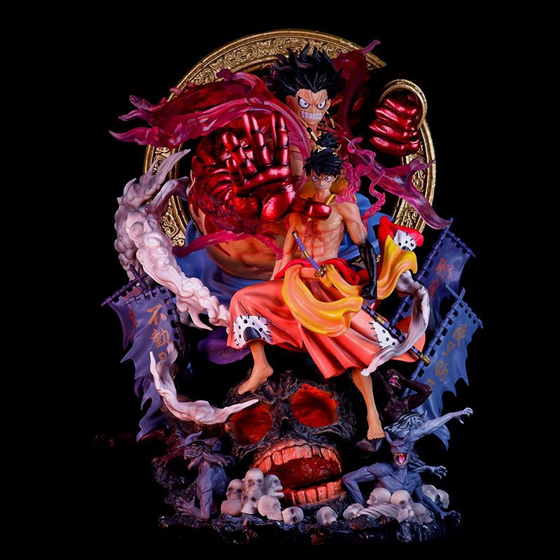 Jual figure GK luffy one piece gear 4 luffy bounce man attack luffy