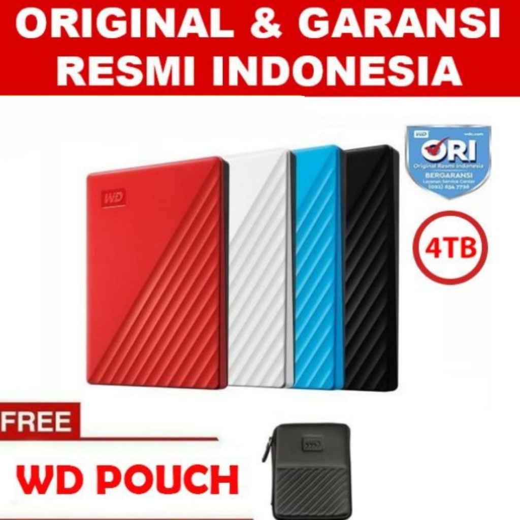 Jual Wd My Passport New 4tb Hdd Hd Hardisk Harddisk External Eksternal 25 Shopee Indonesia 2933