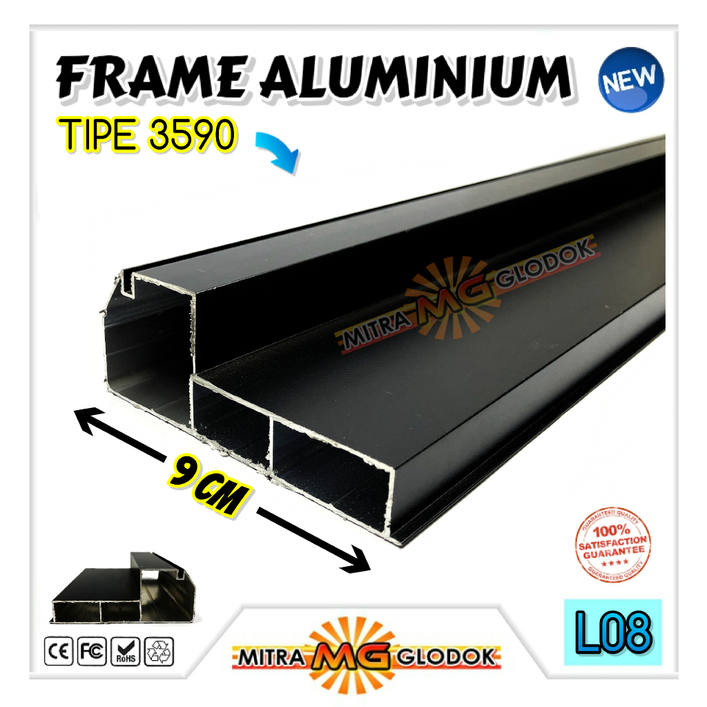 Jual FRAME ALUMINIUM ALUMUNIUM LED RUNNING TEXT & VIDEOTRON | STANDARD ...
