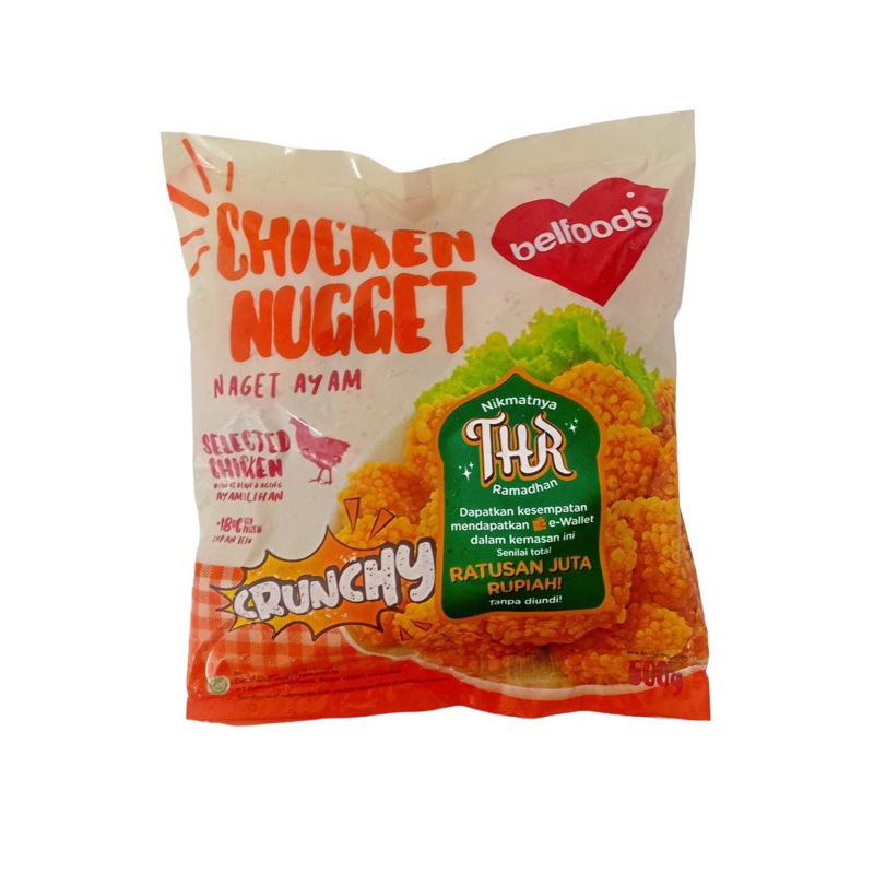 Jual Belfoods Chicken Nugget Crunchy 500gr | Shopee Indonesia